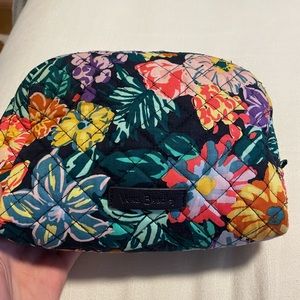 Vera Bradley medium cosmetic pouch in the style Happy Blooms